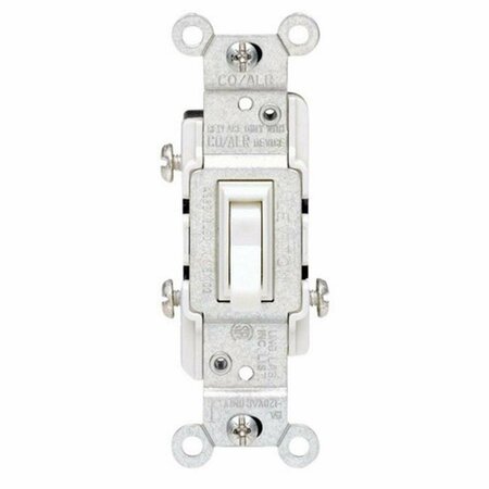 GORGEOUSGLOW 02653-02W 15 amp White CO-ALR Toggle Switch GO613158